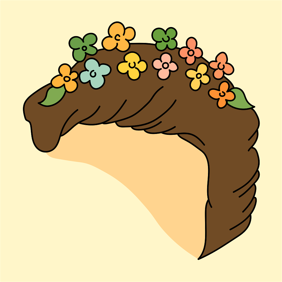 Wreath composing the headdress of a Roman lady