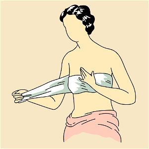 Roman Woman wraps corset belt