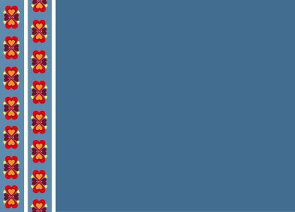 Ethnic blue brown