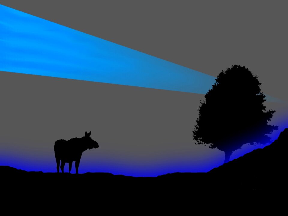 Background image blue evil