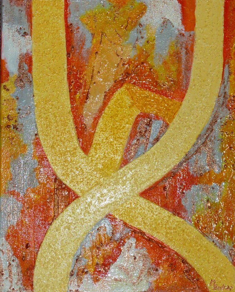 Abstract modern art modern