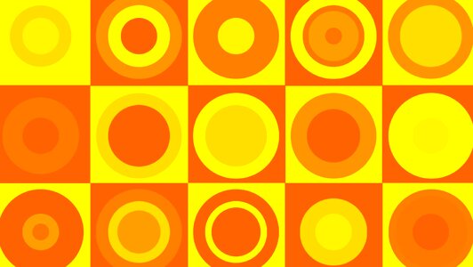 Retro patterns round