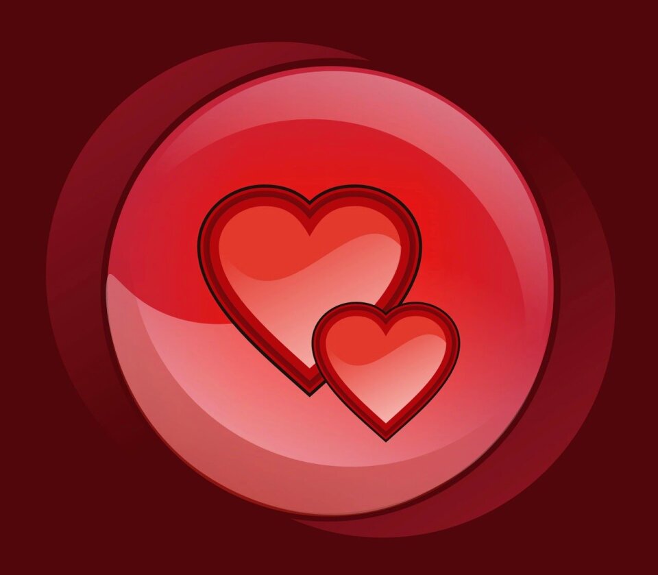 Valentine's red pink