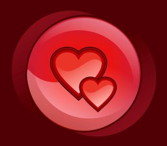 Valentine's red pink