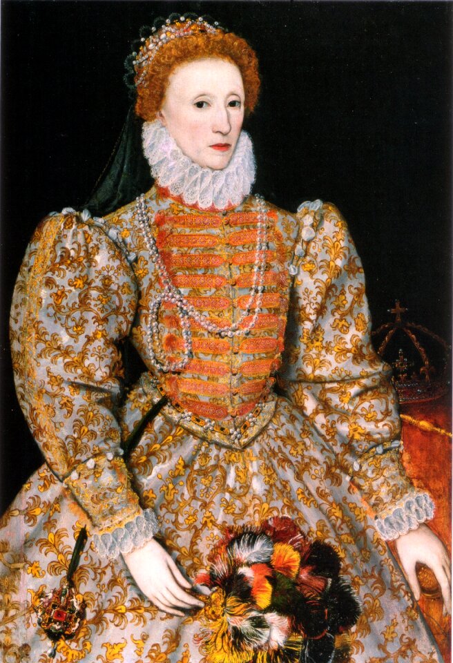 English dress woman