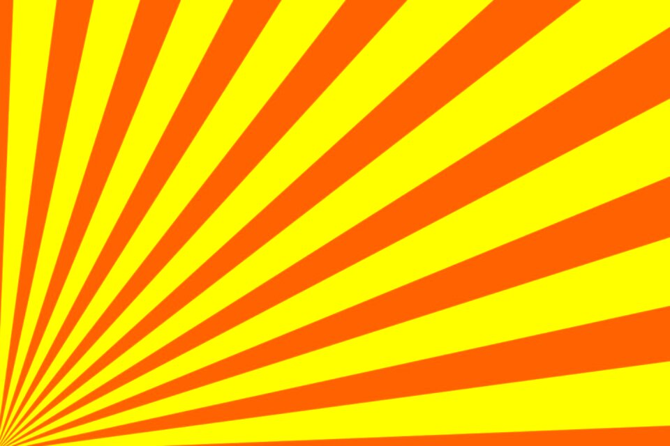 Yellow orange sunbeam