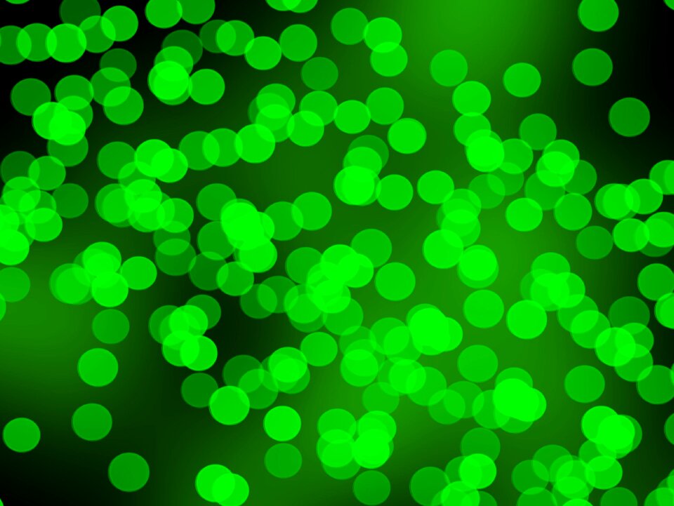 Focus green celebration