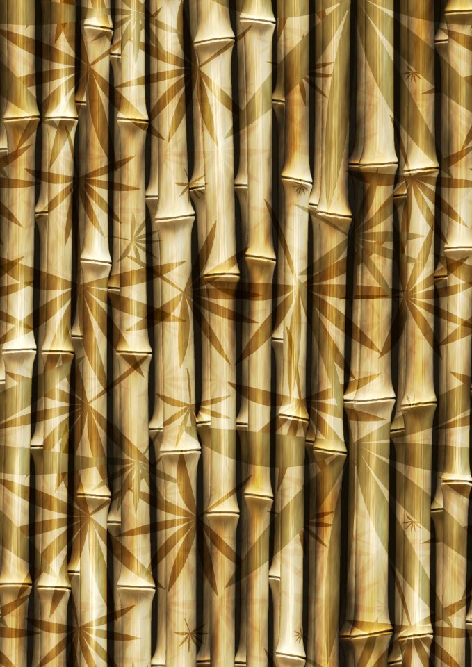Wallpaper pattern structure