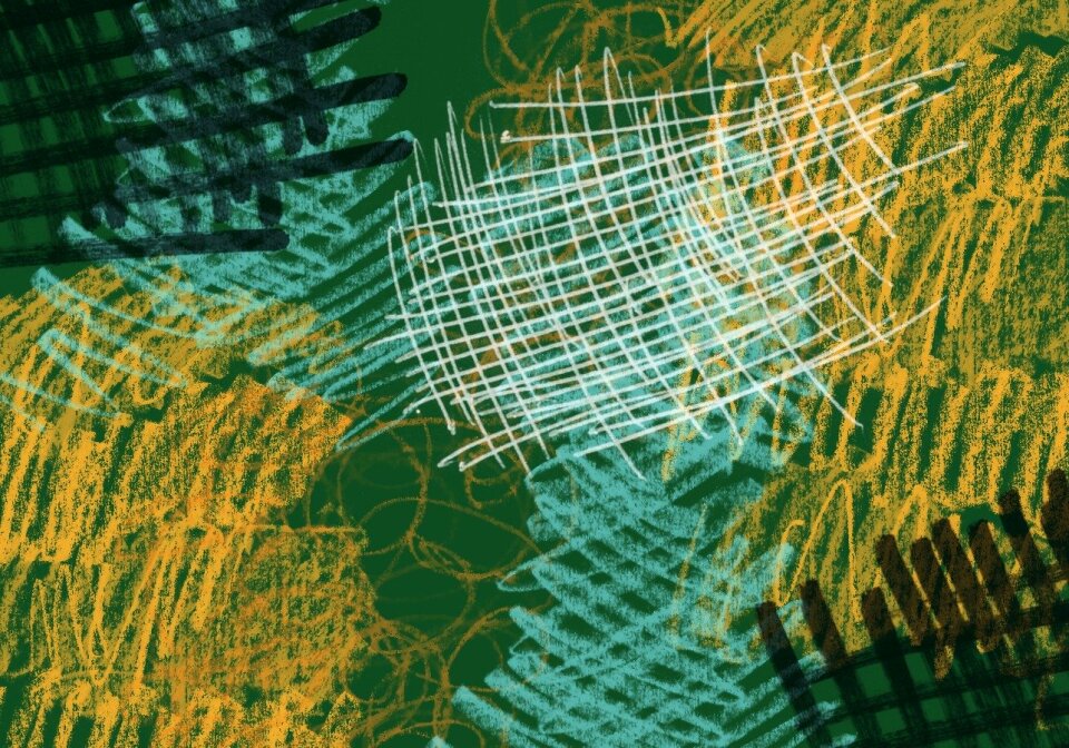 Green black orange