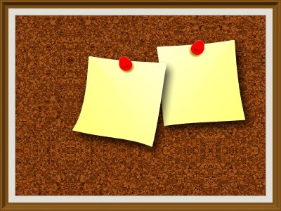Memo cork notes