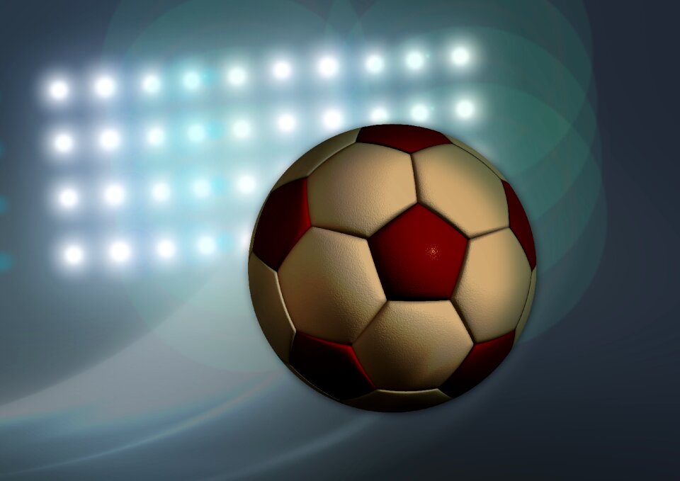 Light shining football