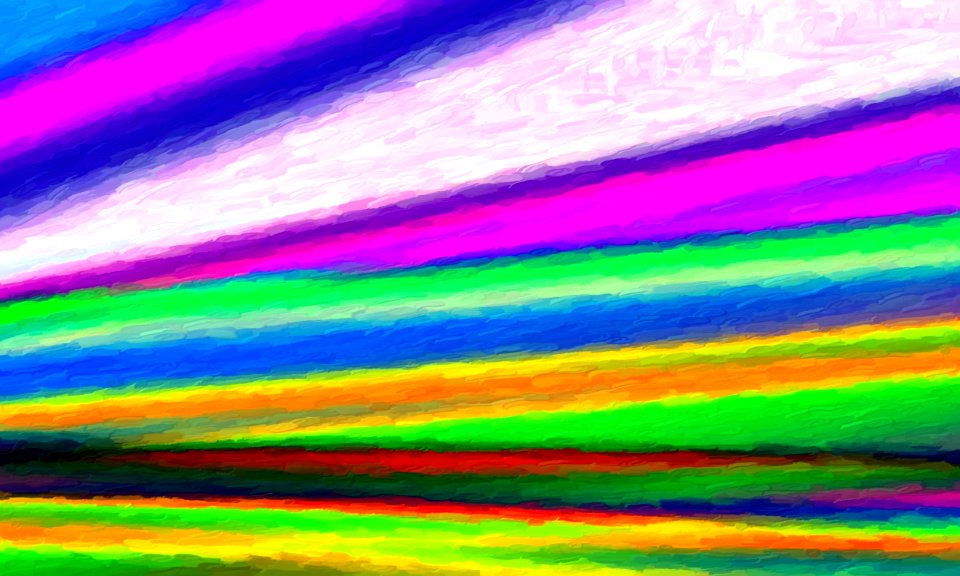 Screen colorful the colour of the