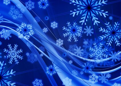 Fractals blue advent