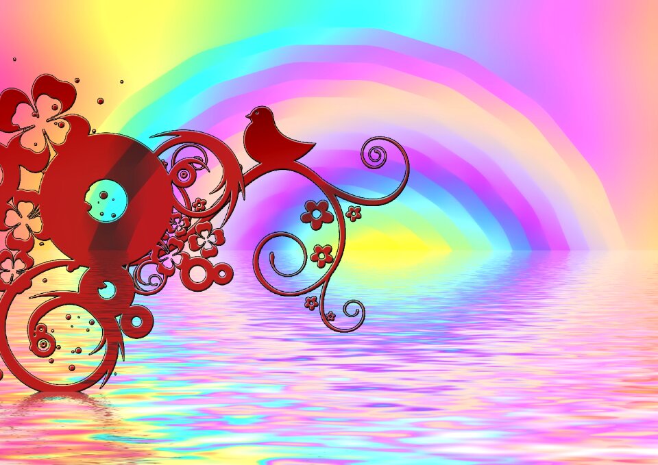 Kringel lines background