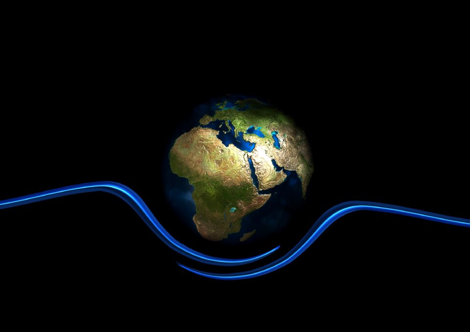Tree globe earth