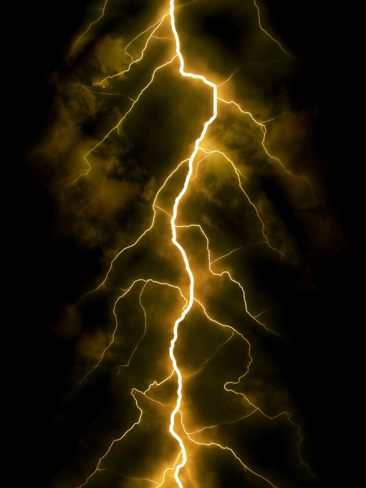 Thunderstorm light Free illustrations