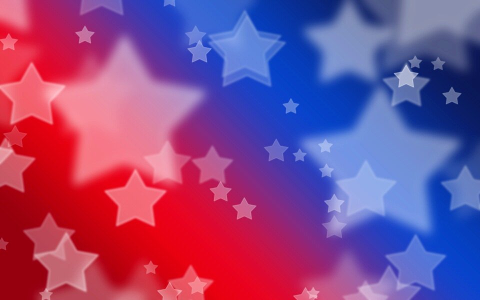 Red blue pattern