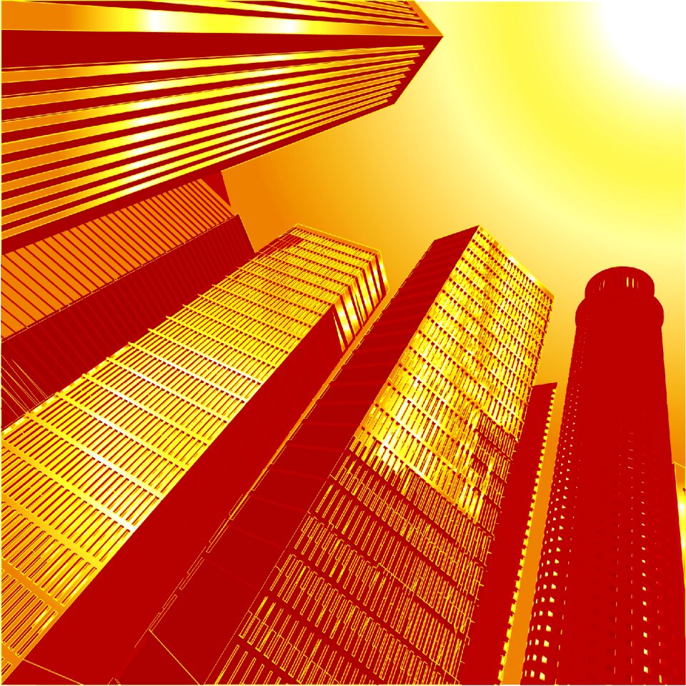 City metropole high rises