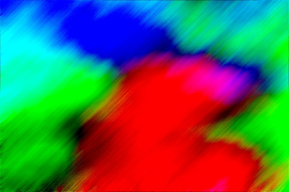 Colorful red green