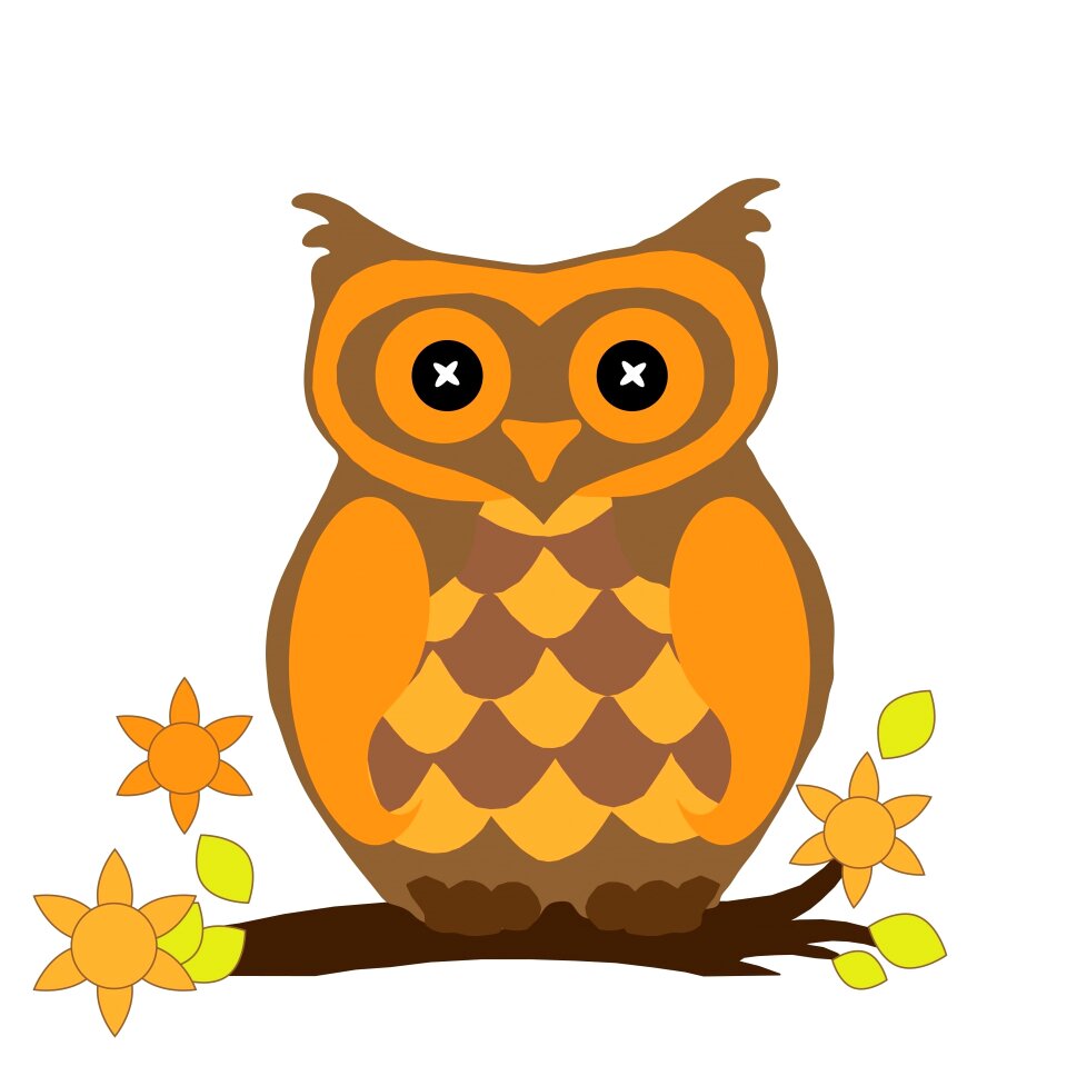 Orange cute art