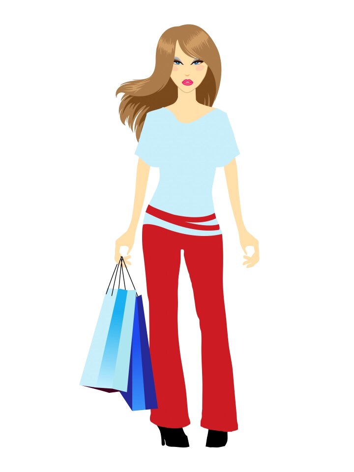 Person lady fashionable