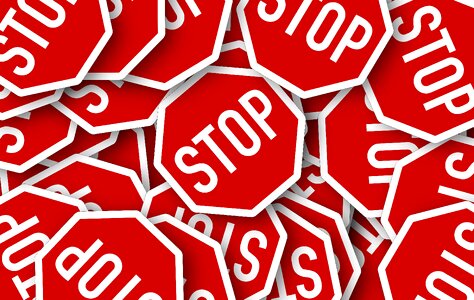 Containing road sign Free illustrations