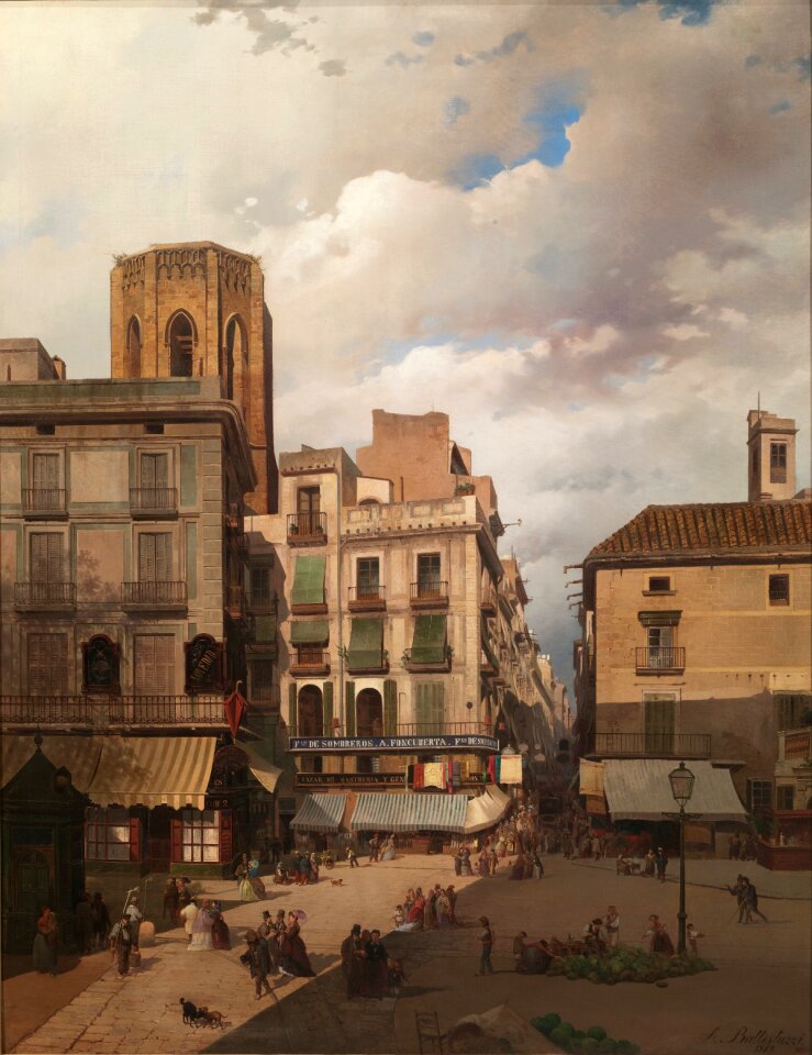 Artistry oil on canvas city