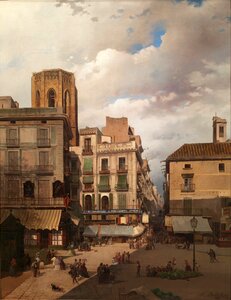 Artistry oil on canvas city