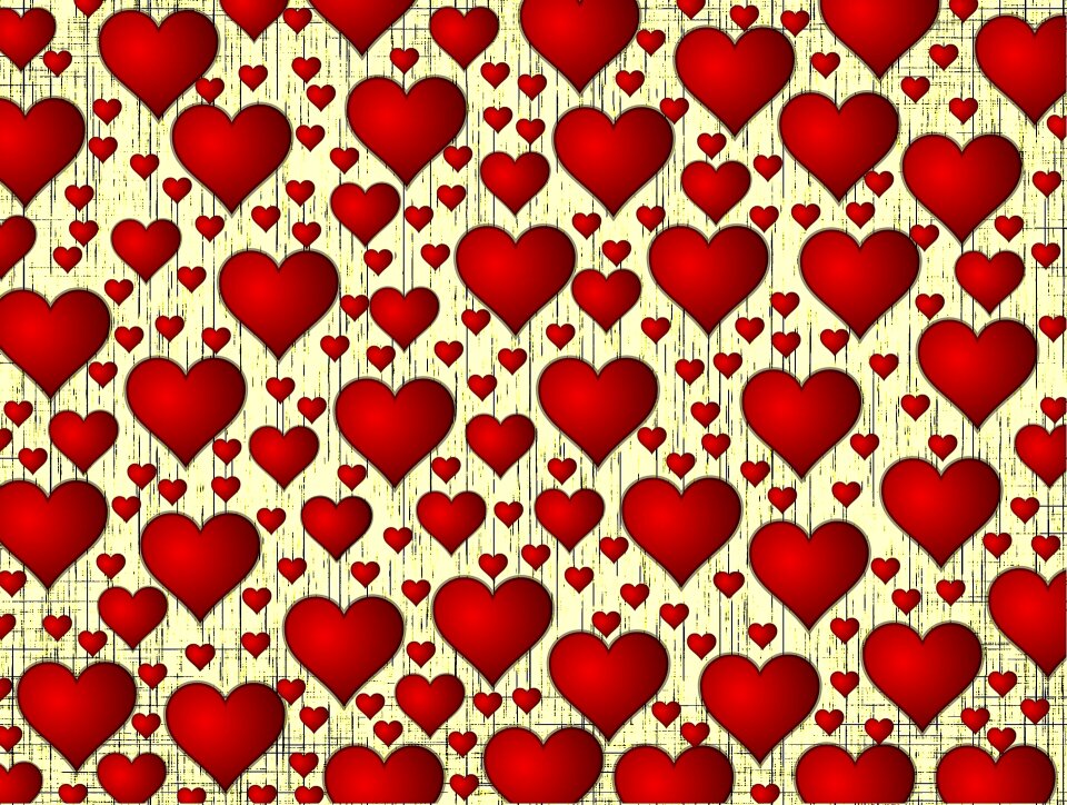 Romance symbols abstract
