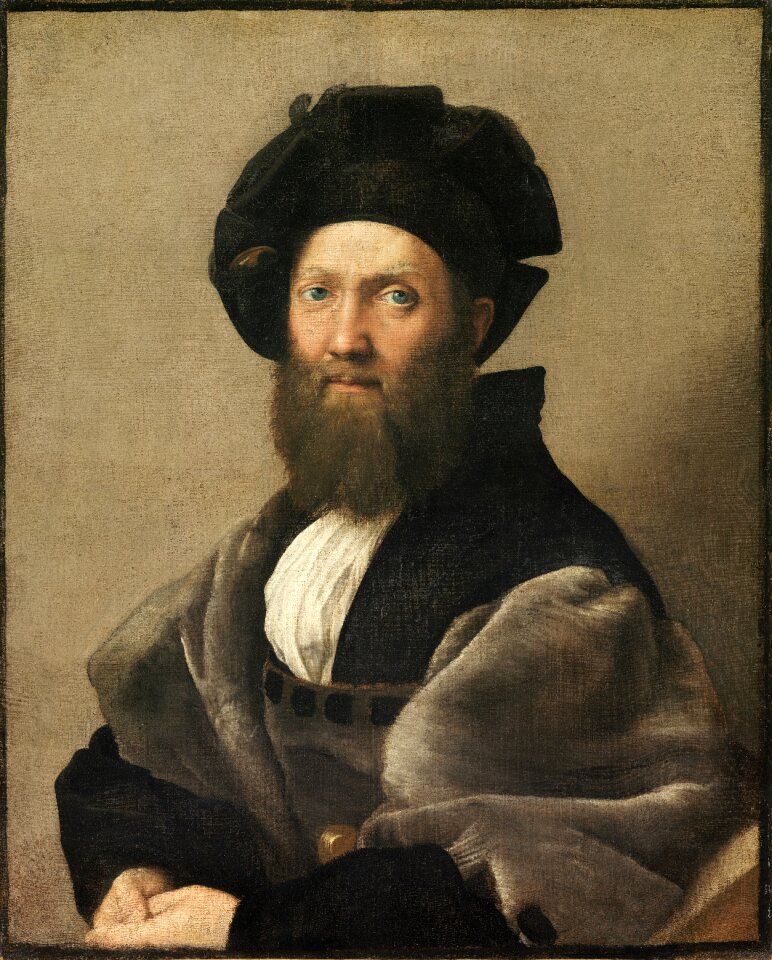 Old 1515 oil painting
