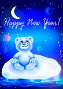 Holiday blue background