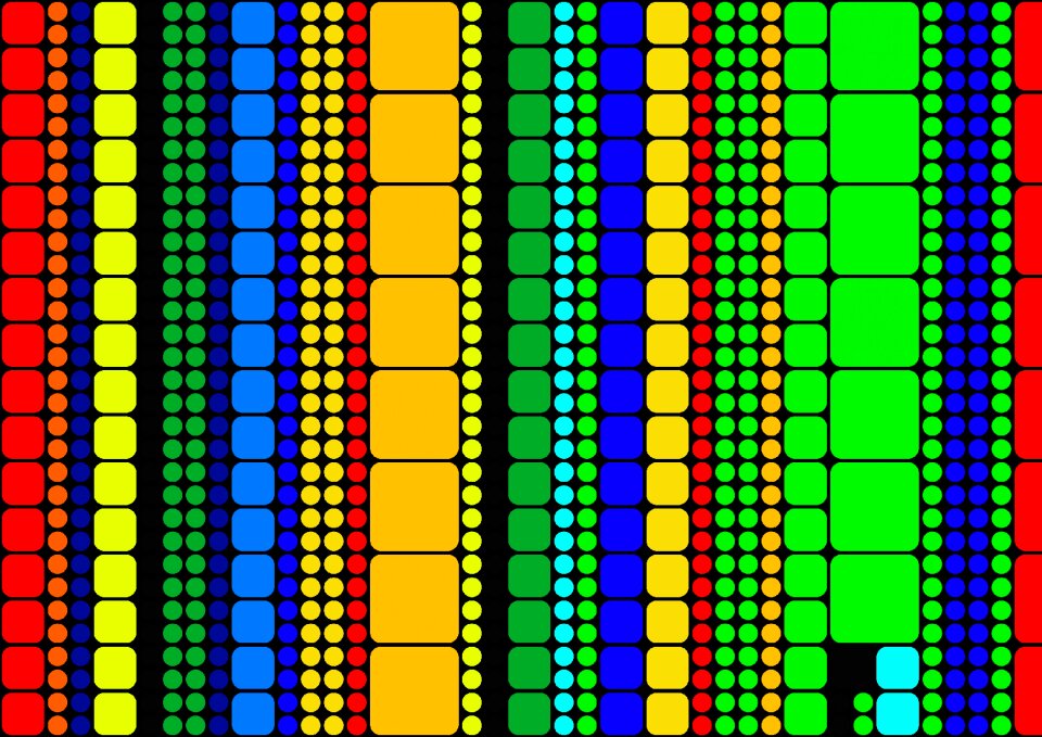 Tile aesthetics chromaticity diagram