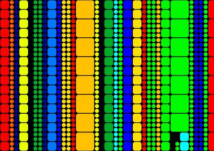 Tile aesthetics chromaticity diagram