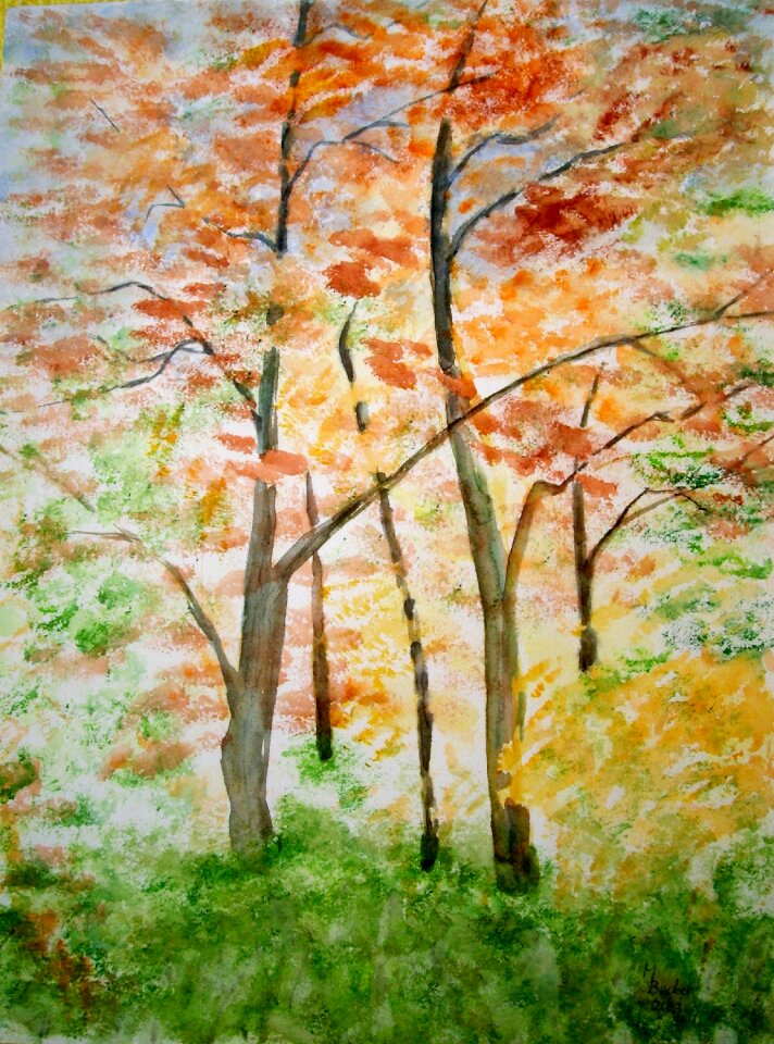 Paint color artistically