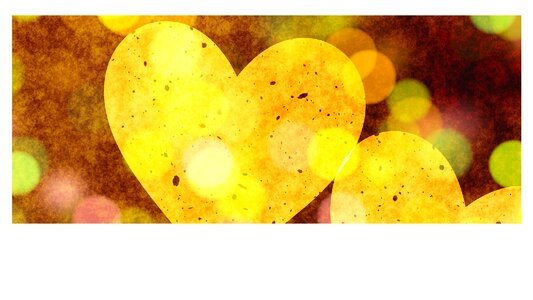Luck yellow abstract