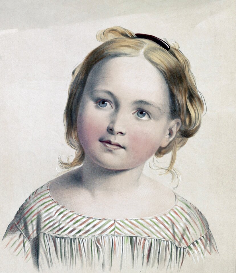 Portrait blue eyes cute