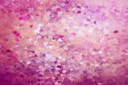 Impasto digital painting spring