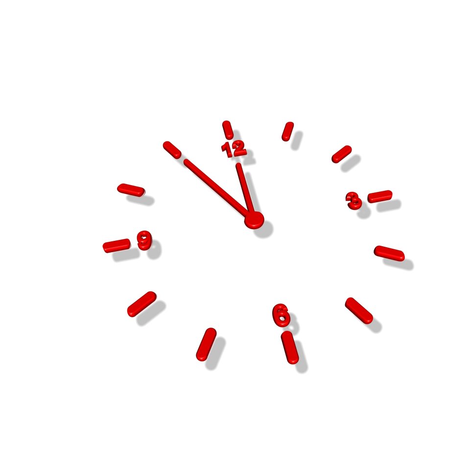 Solo the eleventh hour time indicating