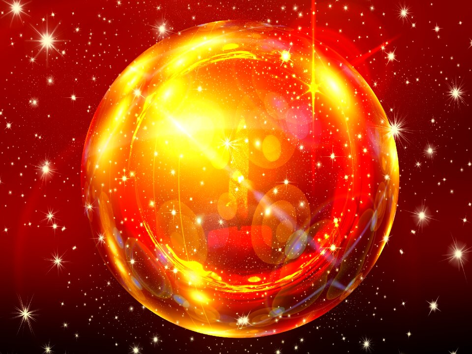 Sparkle christmas ball