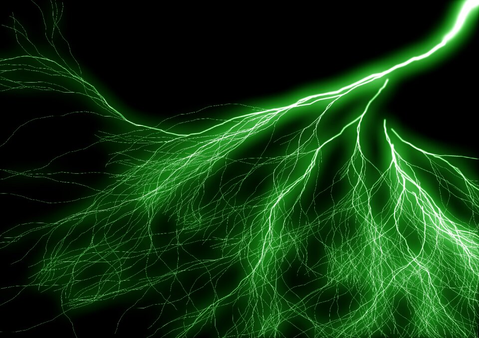 Electricity discharge black