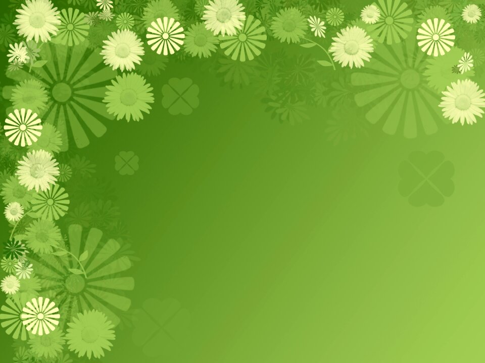 Easter flowers abstract
