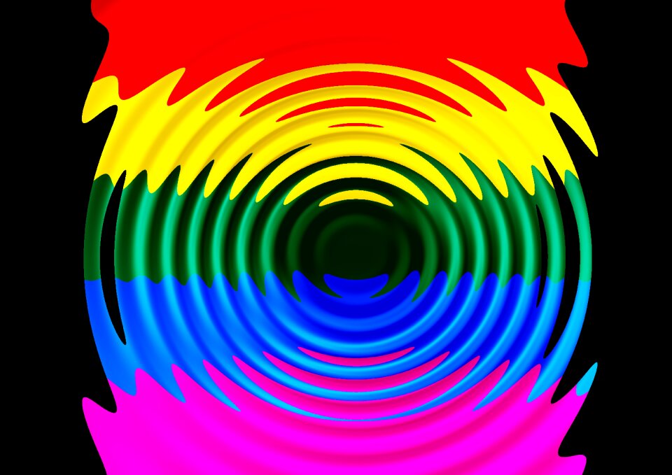 Color wave movement