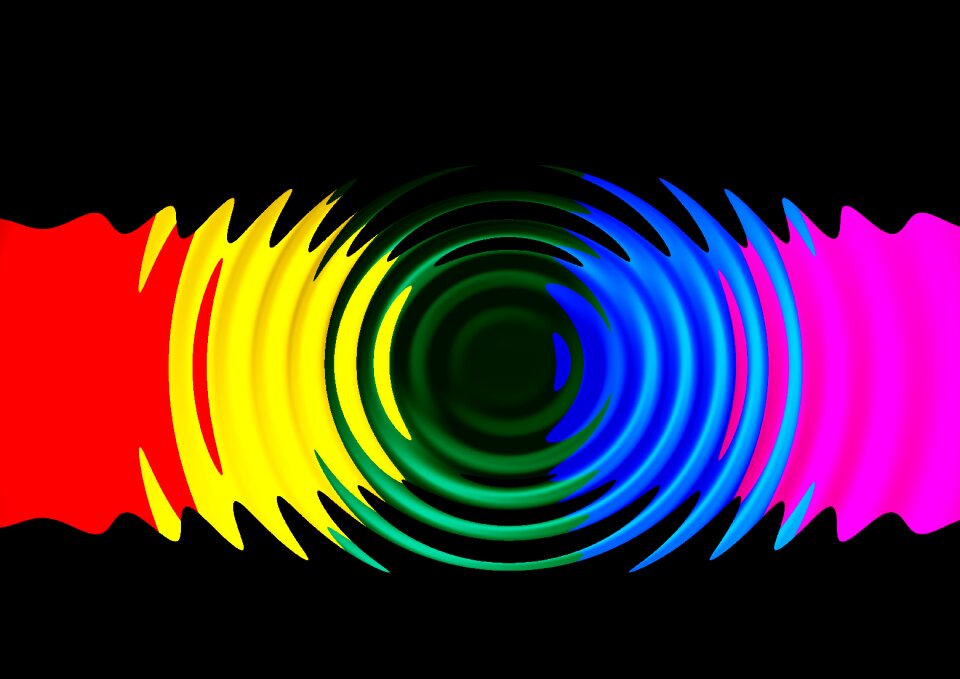 Color wave movement