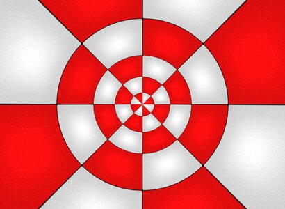 District pattern red