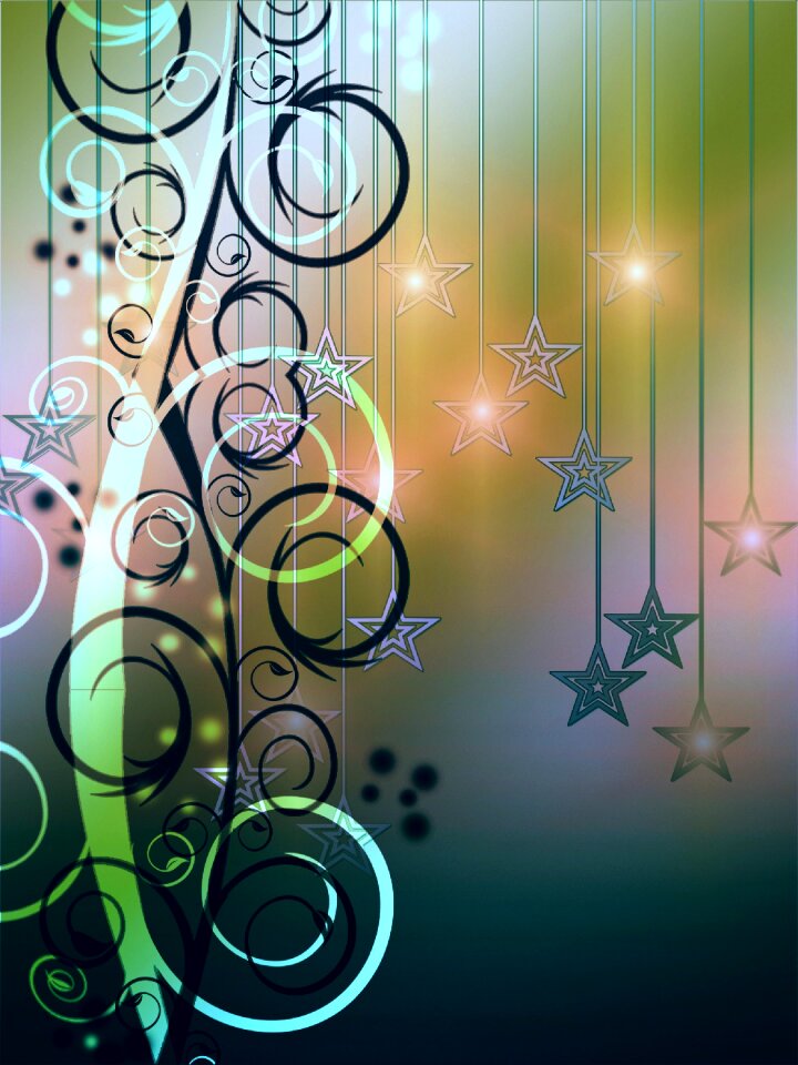 Points abstract pattern