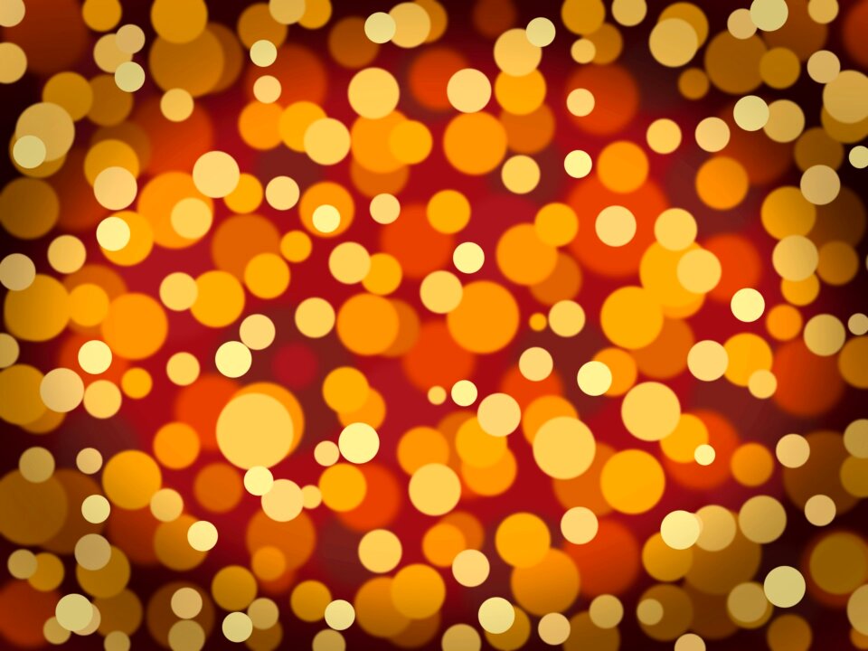 Lights party lights orange