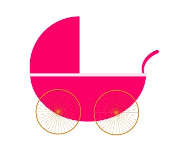 Vintage pink baby