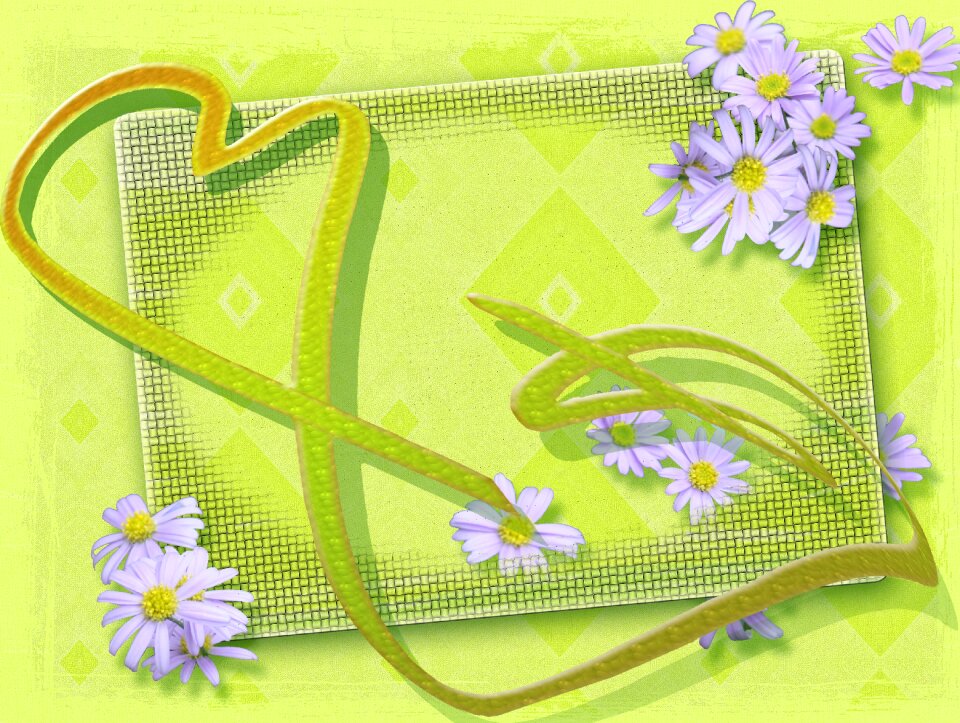 Warm ostergrüße postcard flowers