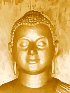 Statue gold sculpture