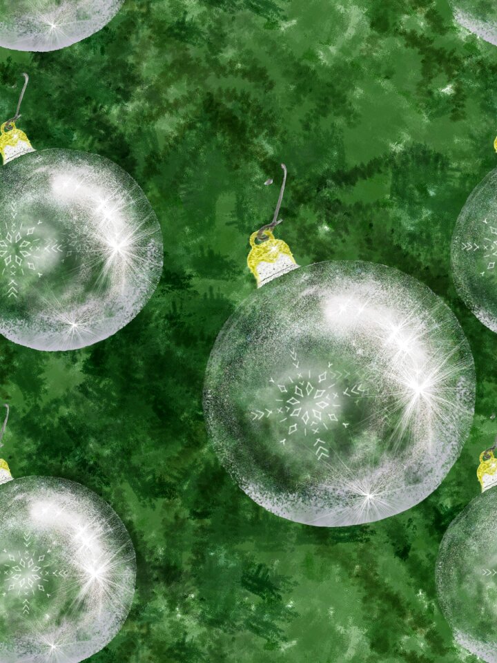 Christmas decoration shiny